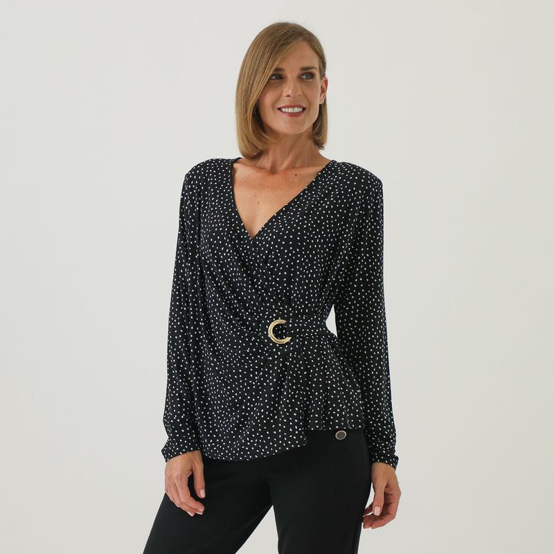 STEFANO COCCI - Polo Manga Larga Casual Mujer Stefano Cocci