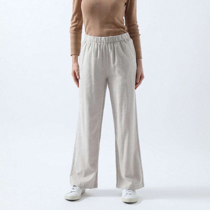 NEWPORT - Pantalón Largo 100% Algodón Mujer Newport