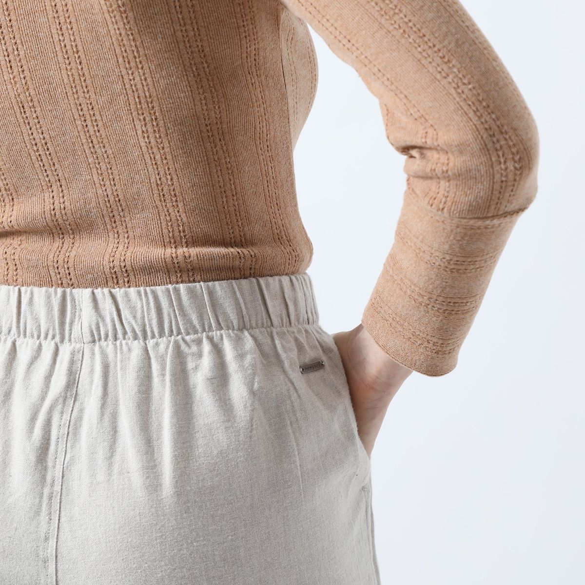 NEWPORT - Pantalón Largo 100% Algodón Mujer Newport