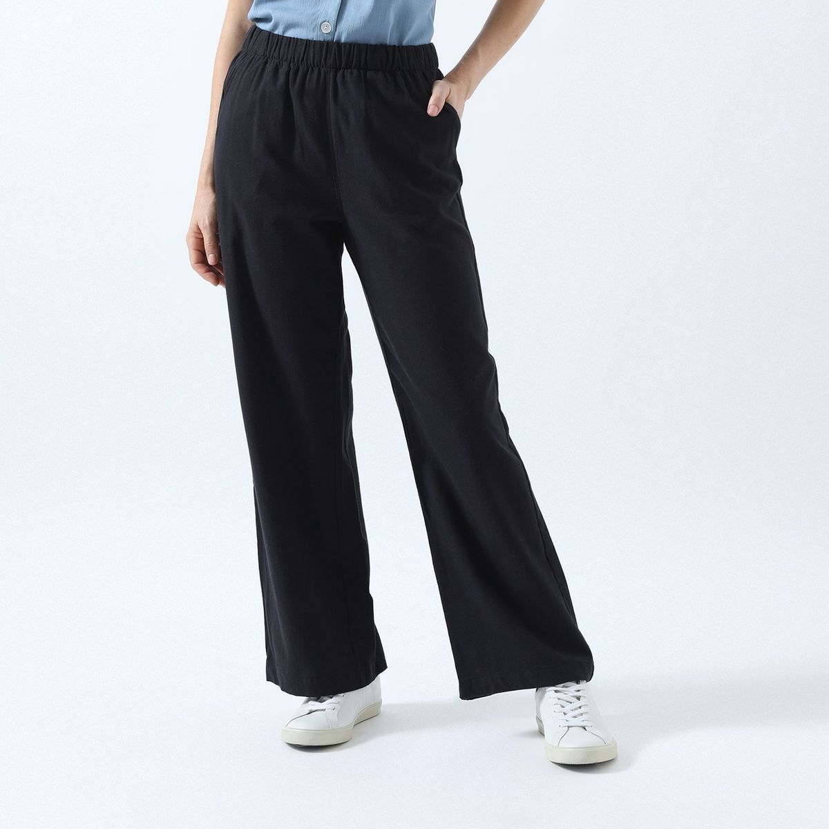 NEWPORT - Pantalón Largo 100% Algodón Mujer Newport