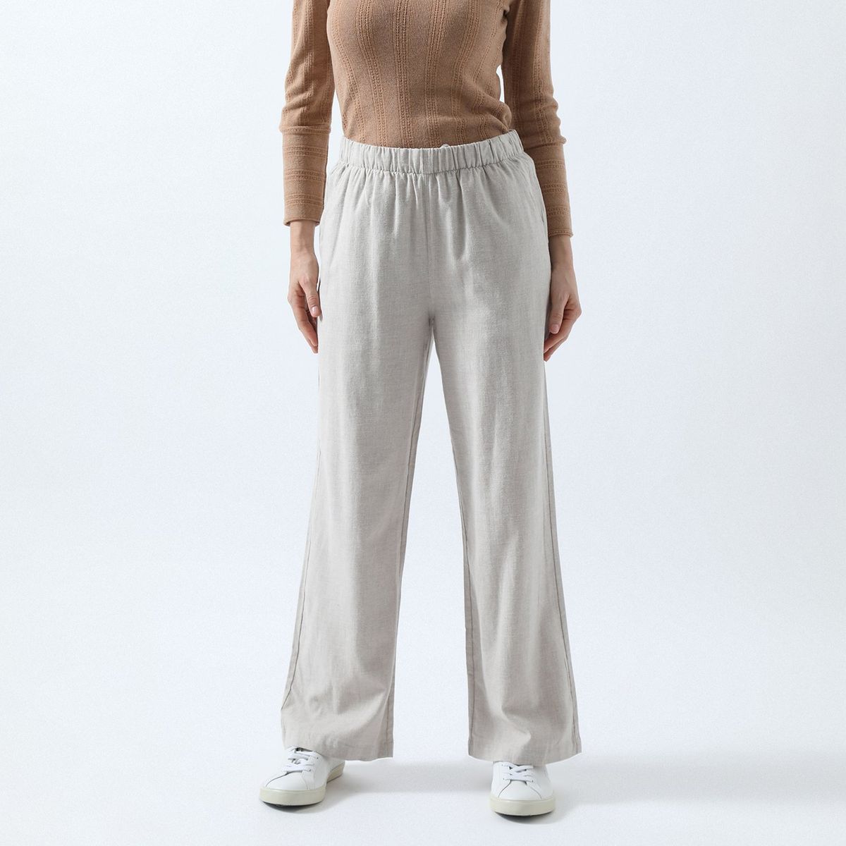 NEWPORT - Pantalón Largo 100% Algodón Mujer Newport