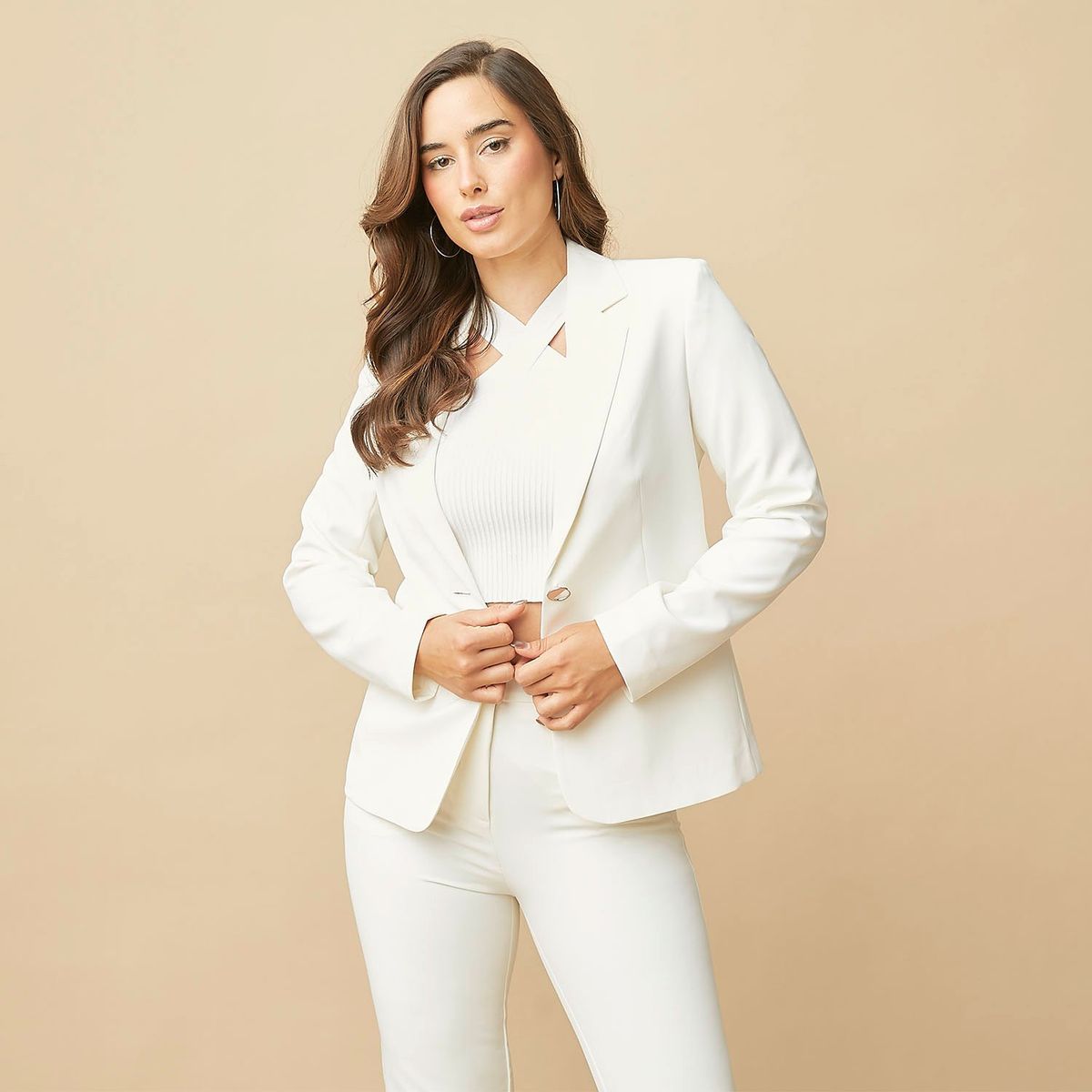 MOSSIMO - Blazer Casual Mujer Mossimo