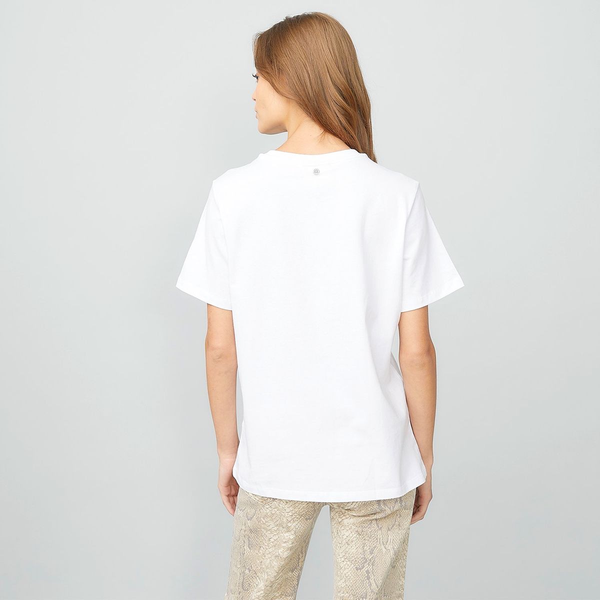 DENIMLAB - Polo Denimlab Print Algodón Manga Corta Mujer