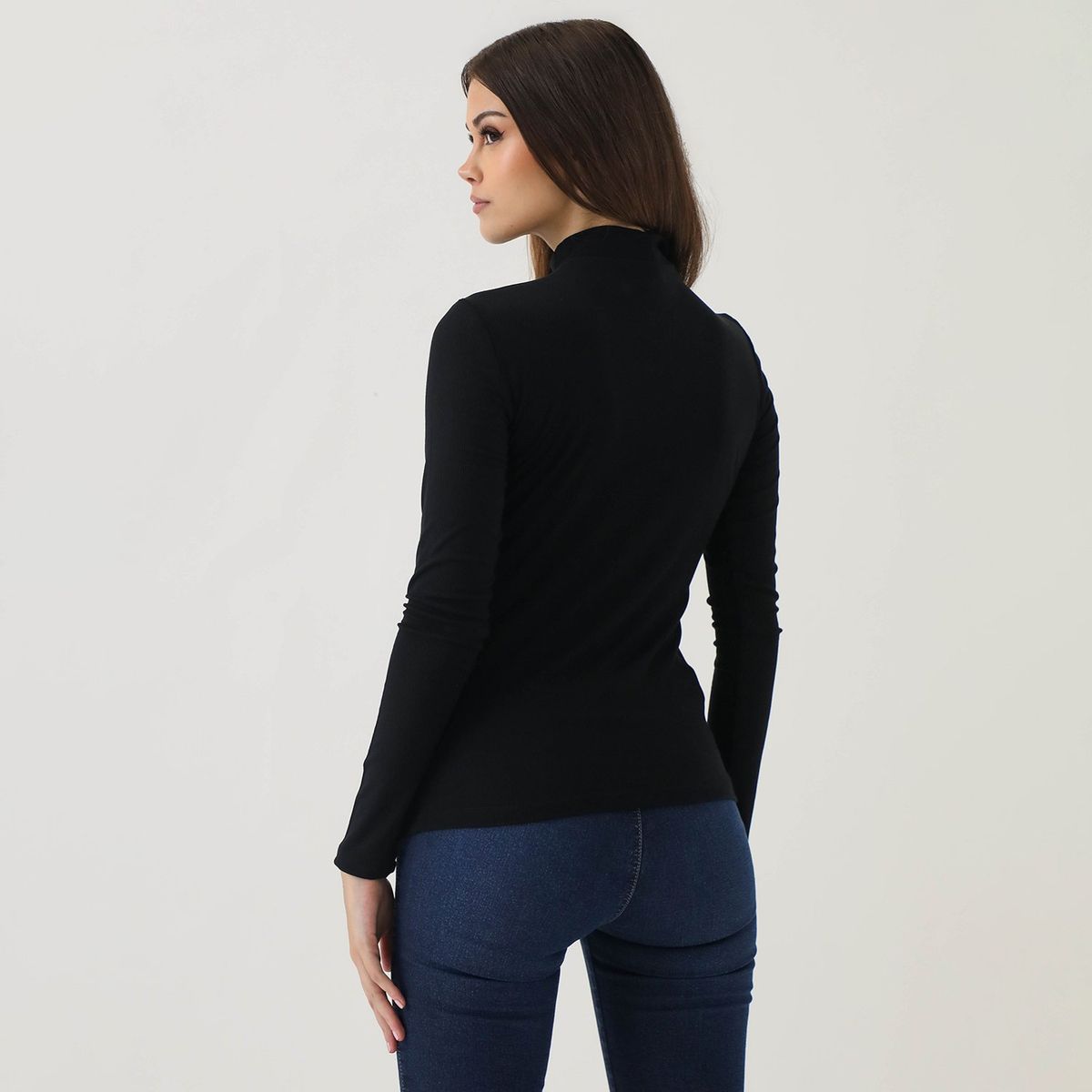 MOSSIMO - Polo Manga Larga Casual Mujer Mossimo