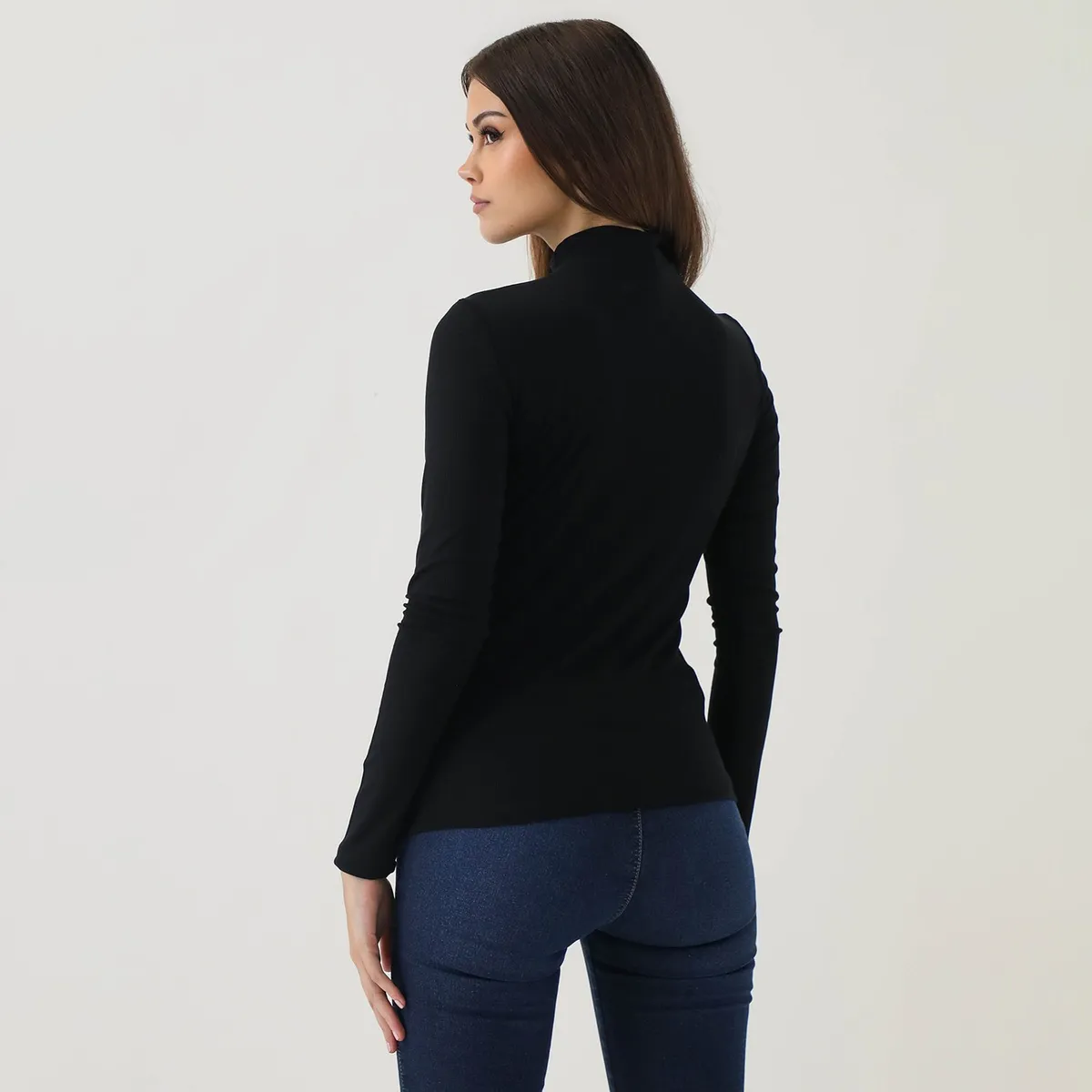 MOSSIMO - Polo Manga Larga Casual Mujer Mossimo