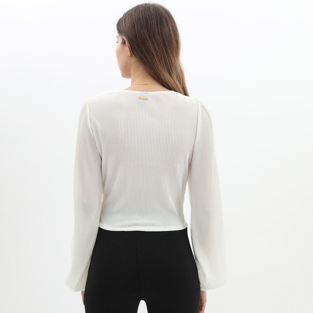 MOSSIMO - Blusa Manga Larga Casual Mujer Mossimo