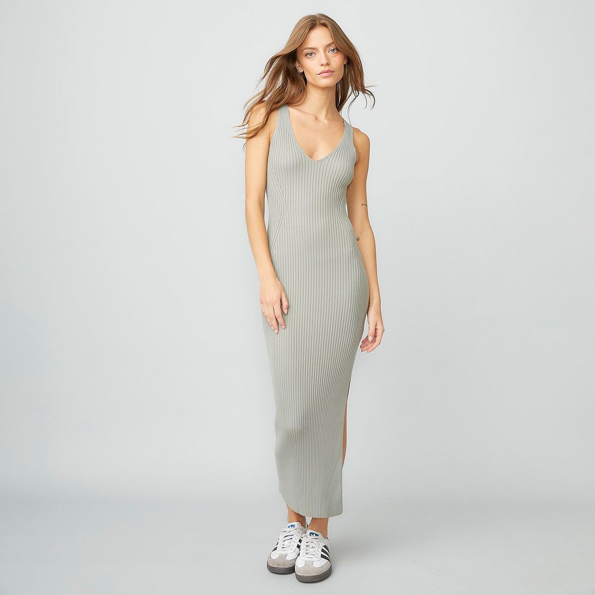 DENIMLAB - Vestido Largo Casual Mujer Denimlab