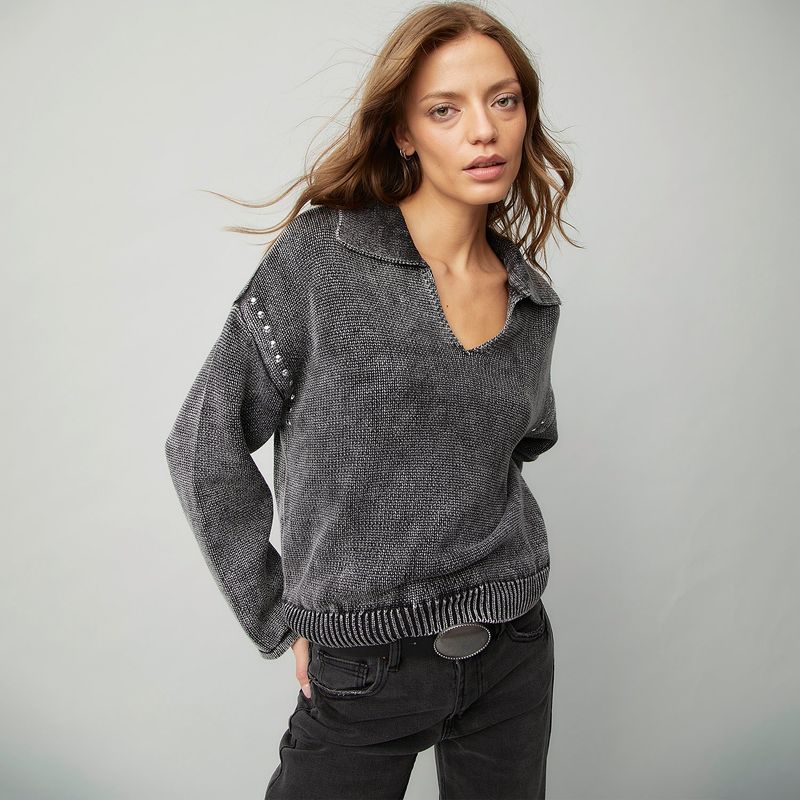 DENIMLAB - Chompa 100% Algodón Mujer Denimlab