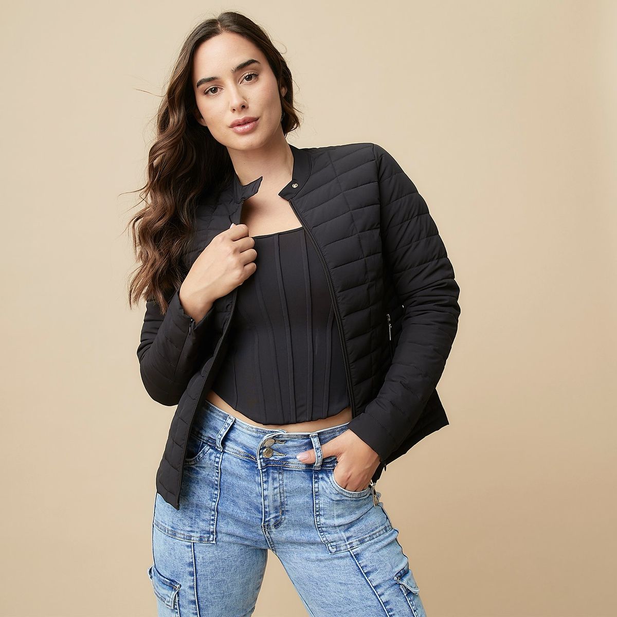 MOSSIMO - Abrigo Casual Mujer Mossimo