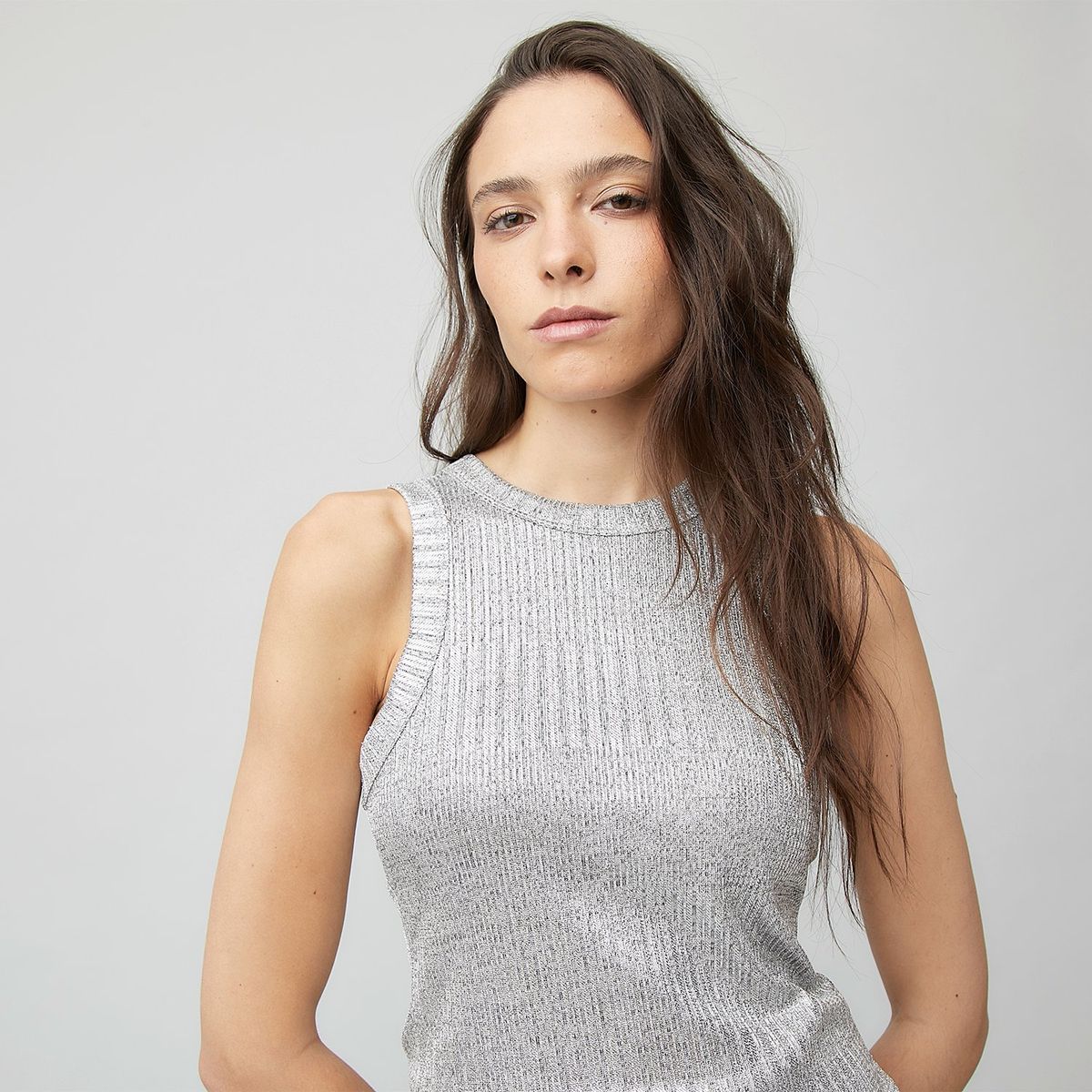 DENIMLAB - Polo Sin Mangas Casual Mujer Denimlab