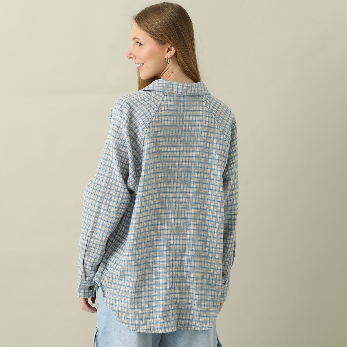 DOO AUSTRALIA - Camisa Doo Australia Manga Larga Casual Algodón Mujer