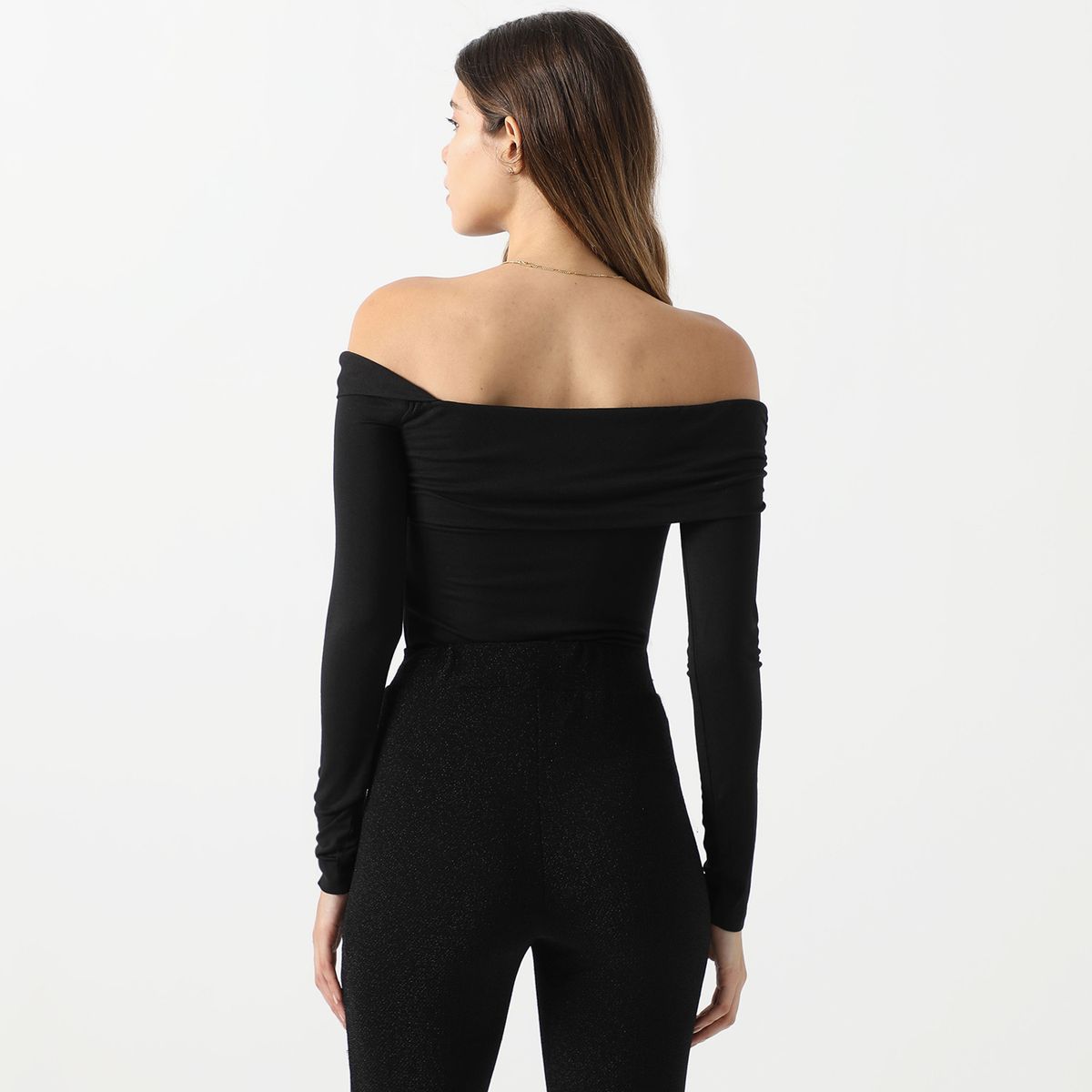 MOSSIMO - Body Manga Larga Casual Mujer Mossimo