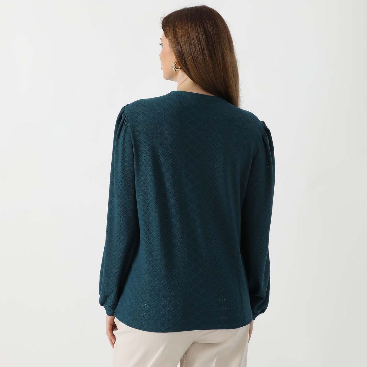 NEWPORT - Blusa Manga Larga Casual Mujer Newport