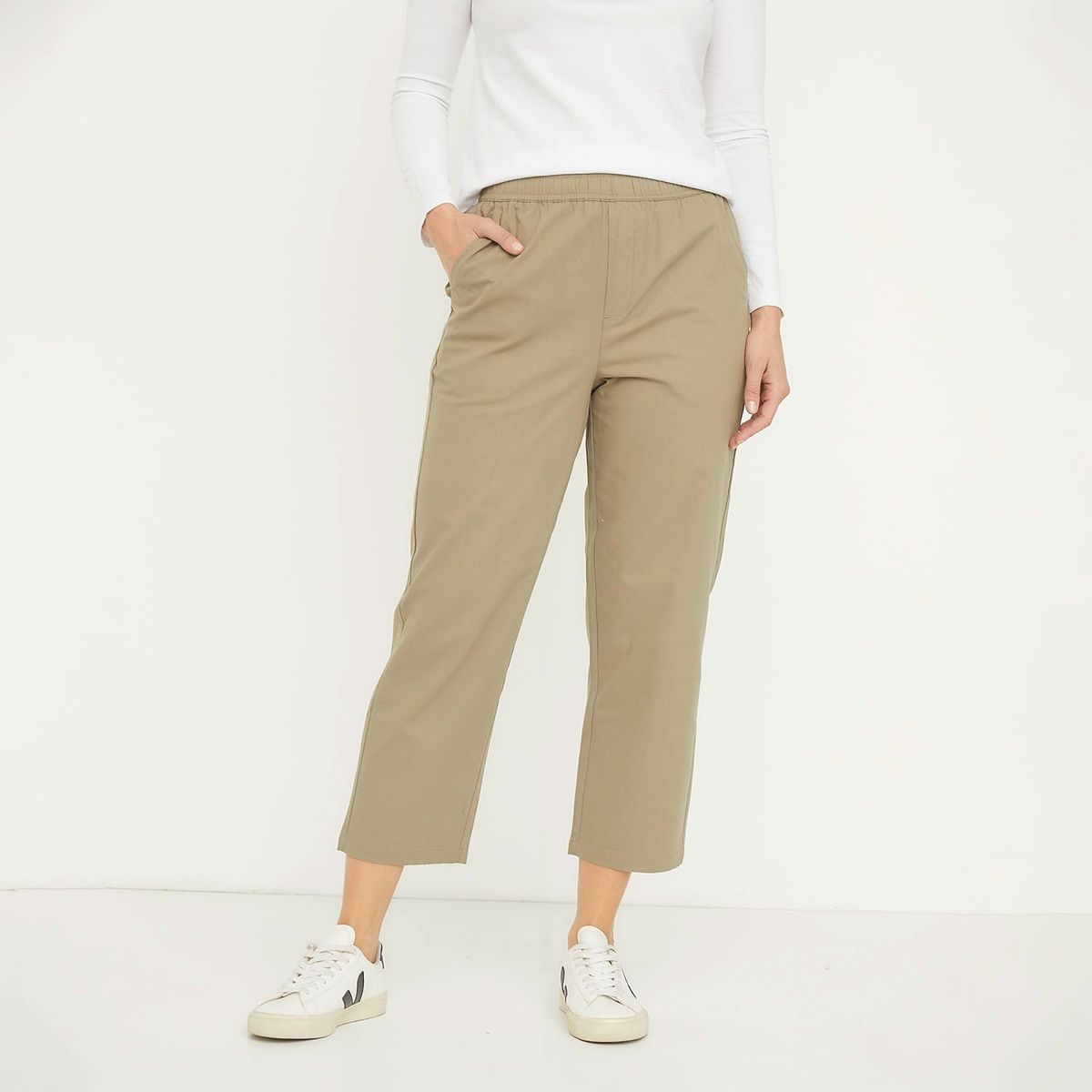 NEWPORT - Pantalón Largo 100% Algodón Mujer Newport