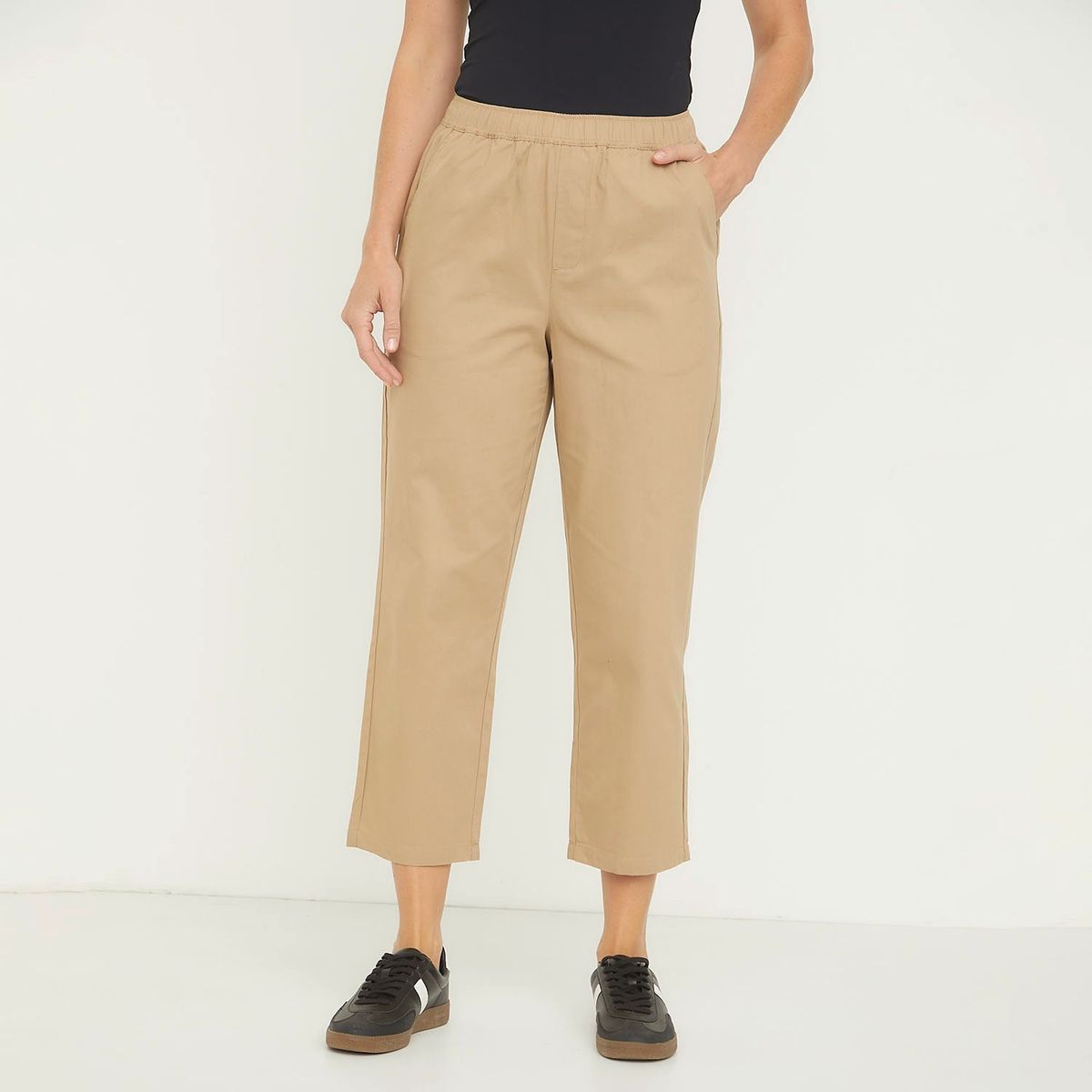 NEWPORT - Pantalón Largo 100% Algodón Mujer Newport