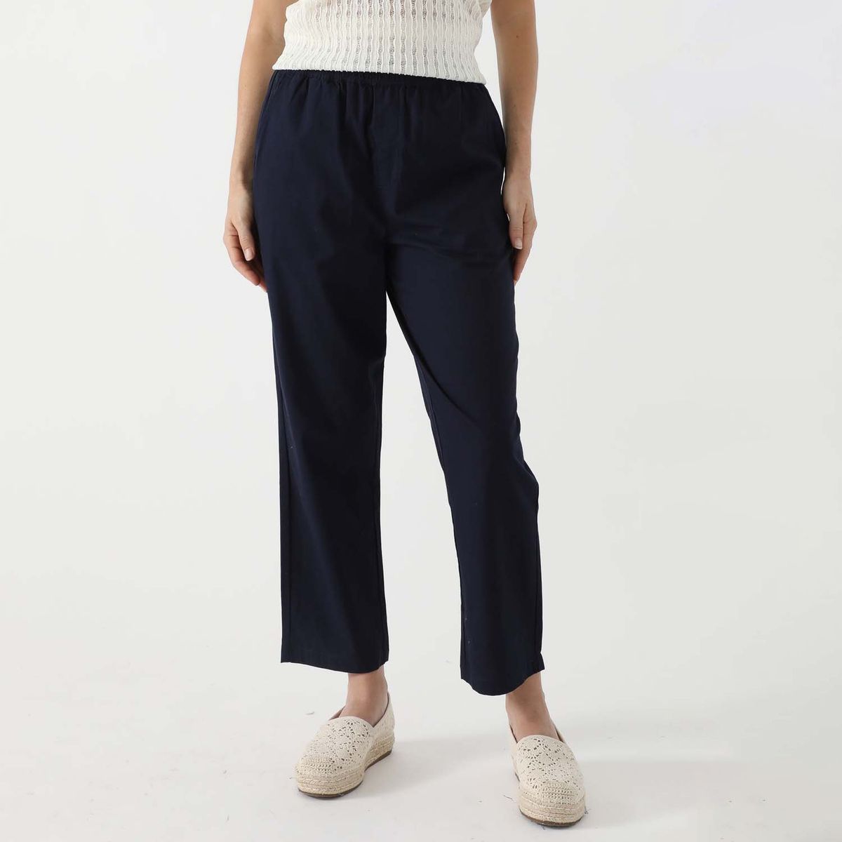 NEWPORT - Pantalón Largo 100% Algodón Mujer Newport