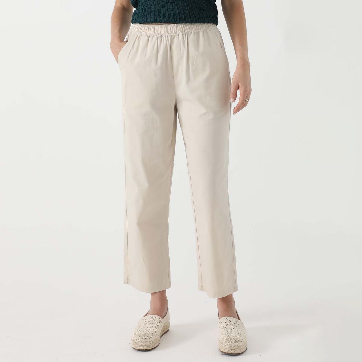 NEWPORT - Pantalón Largo 100% Algodón Mujer Newport