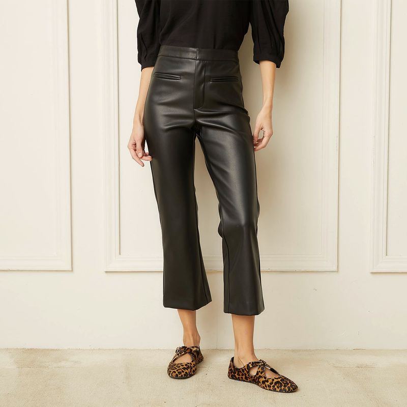 BASEMENT - Pantalón Flare Casual Mujer Basement