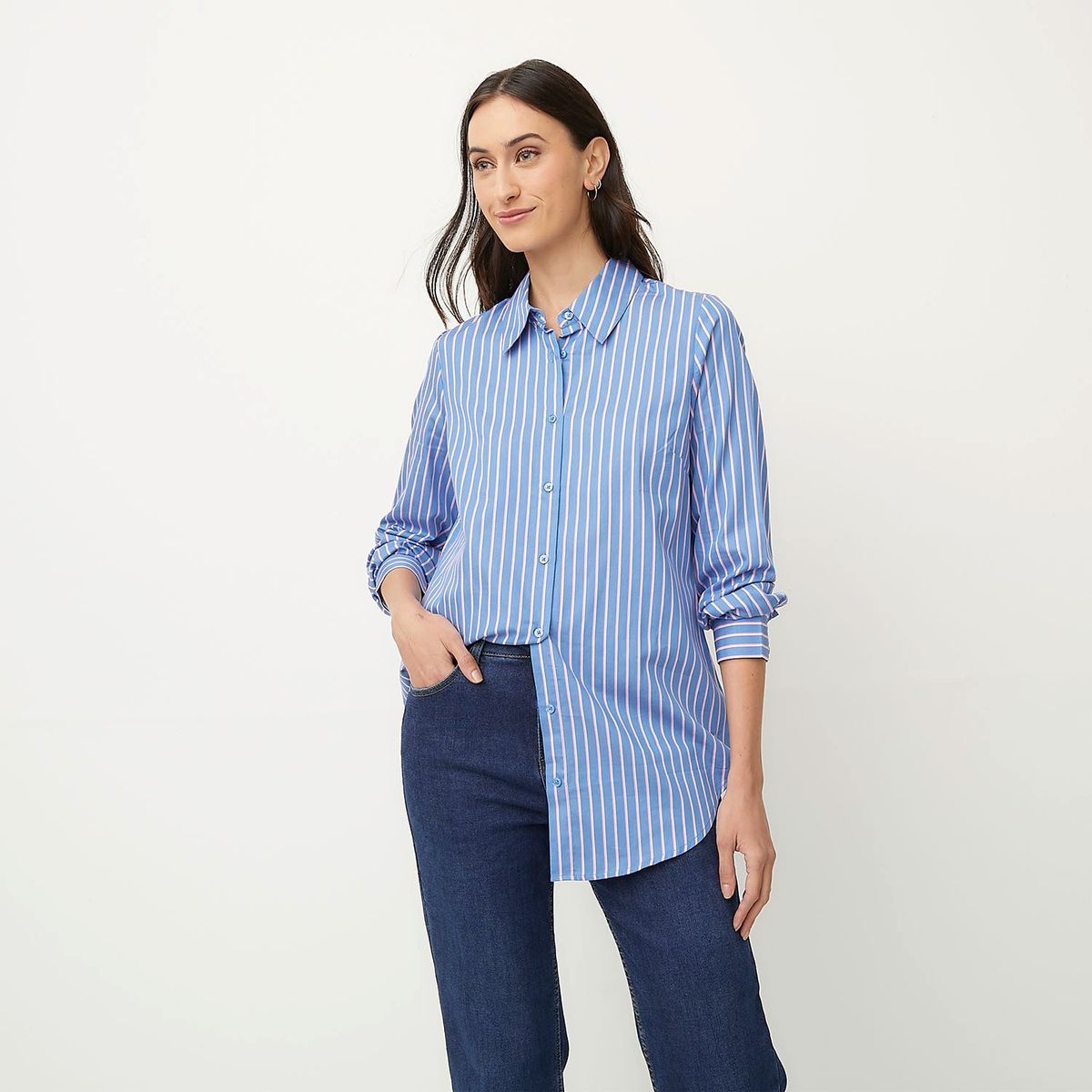 APOLOGY - Camisa Manga Larga 100% Algodón Mujer Apology