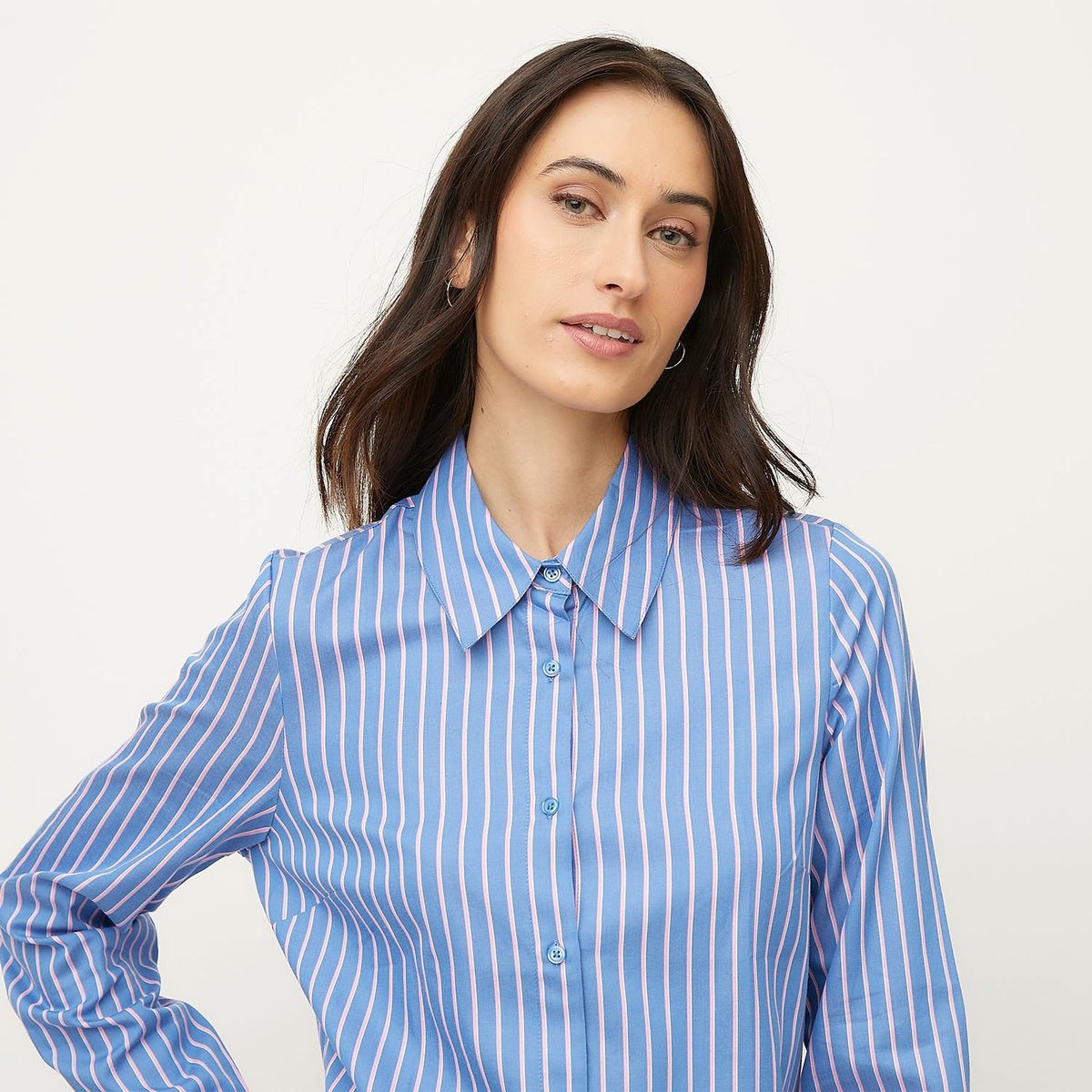 APOLOGY - Camisa Manga Larga 100% Algodón Mujer Apology