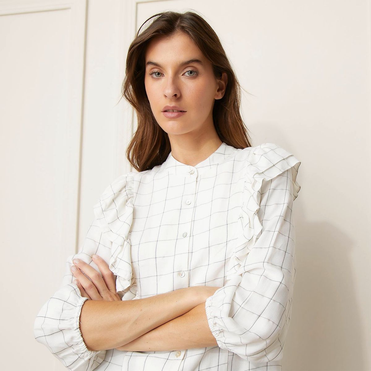 BASEMENT - Blusa Manga Larga Casual Mujer Basement