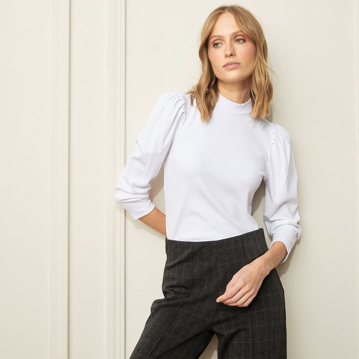 BASEMENT - Polo Manga Larga Casual Mujer Basement