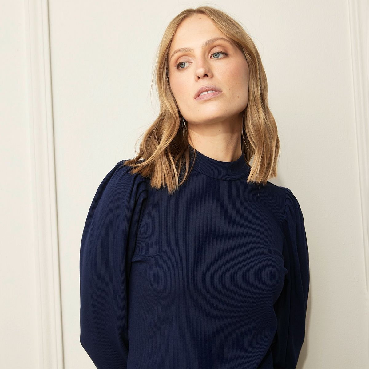 BASEMENT - Polo Manga Larga Casual Mujer Basement