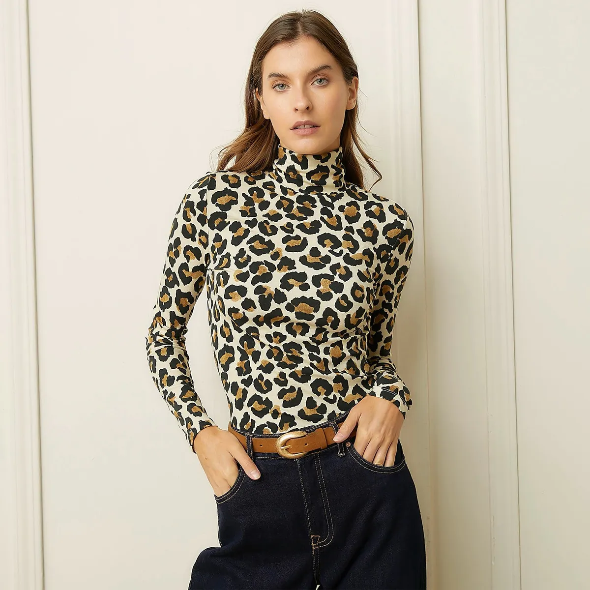 BASEMENT - Polo Manga Larga Casual Mujer Basement