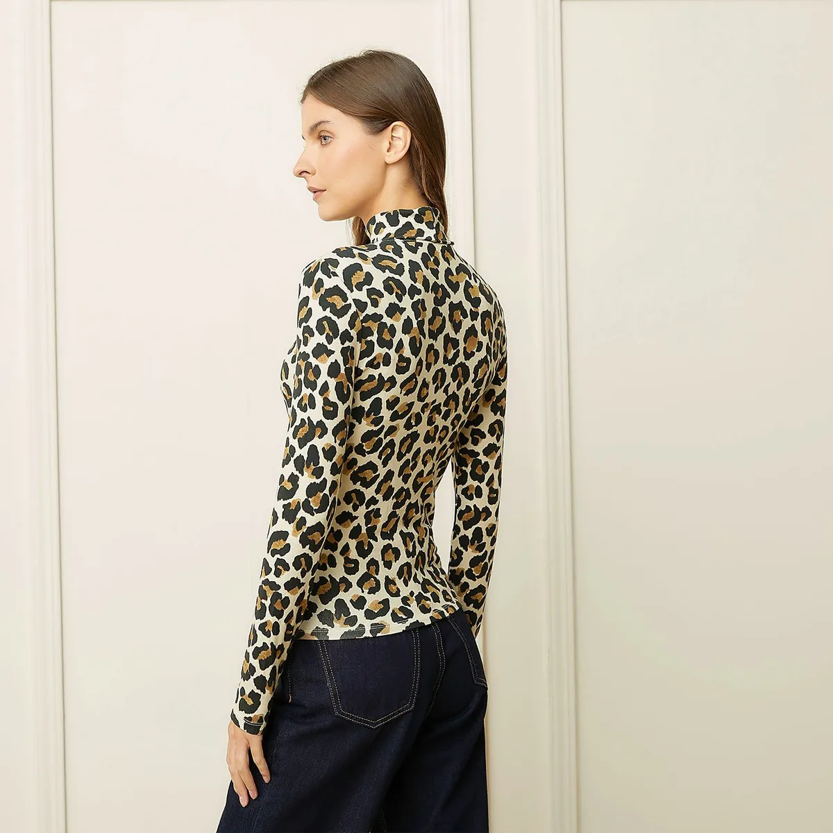 BASEMENT - Polo Manga Larga Casual Mujer Basement