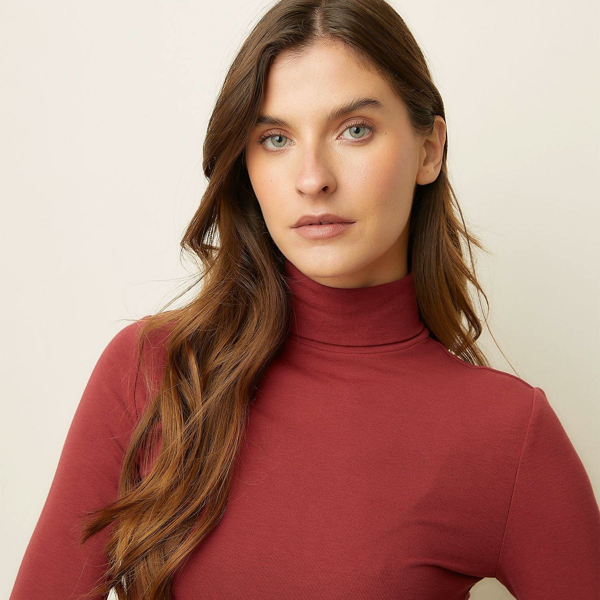 BASEMENT - Polo Manga Larga Casual Mujer Basement