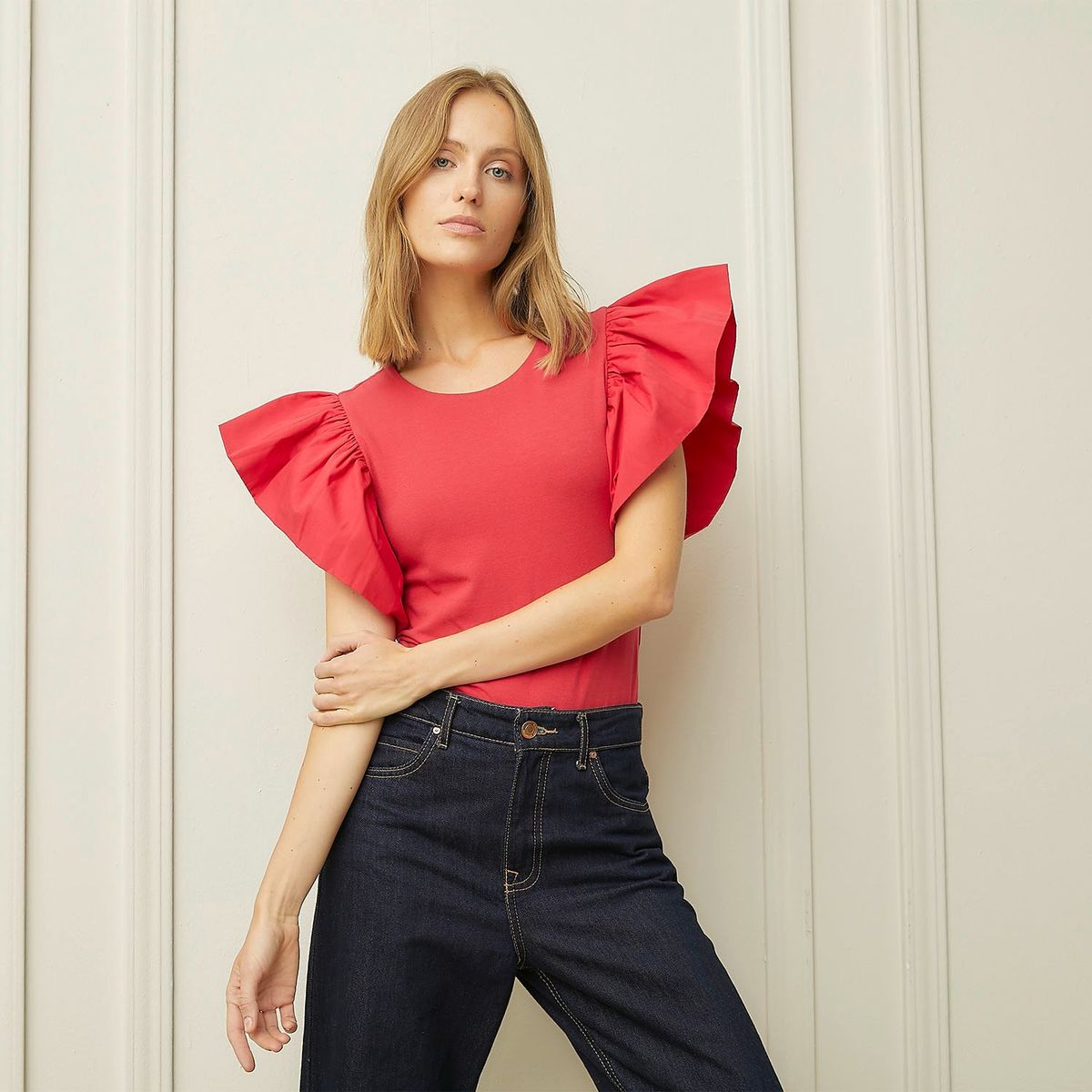 BASEMENT - Polo Manga Corta Algodón Basement Diseño Liso Mujer