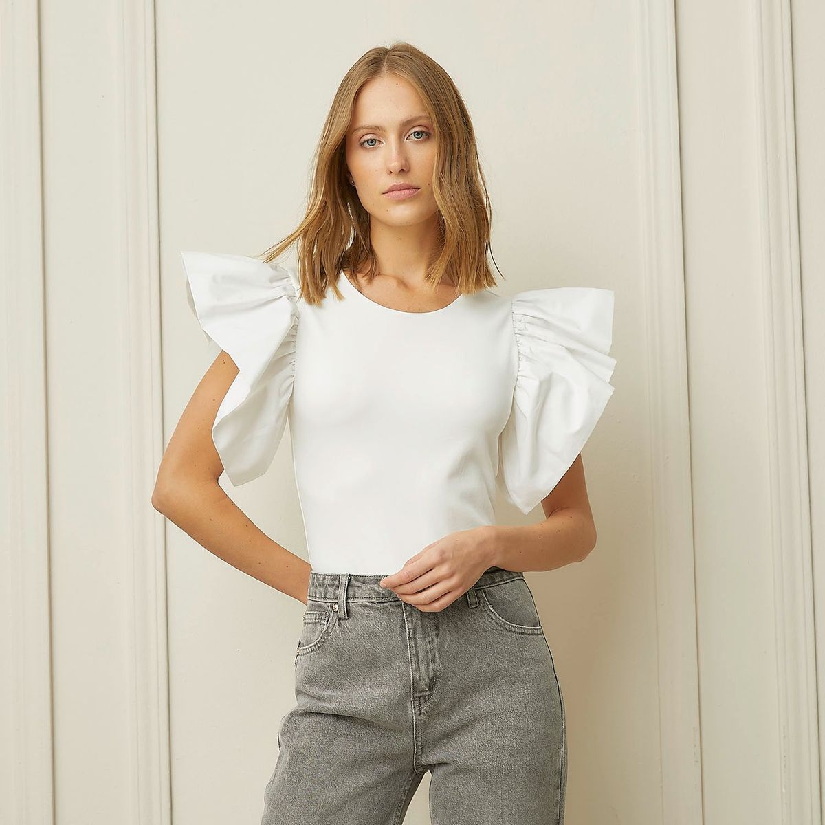 BASEMENT - Polo Manga Corta Algodón Basement Diseño Liso Mujer