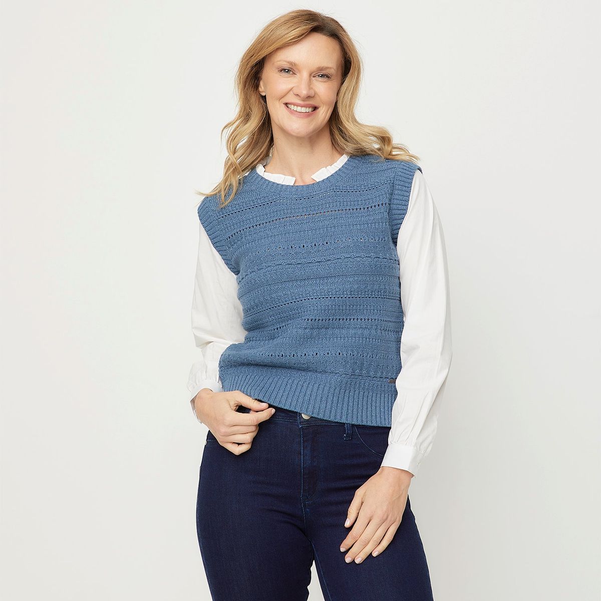 NEWPORT - Chompa Casual 100% Algodón Mujer Newport