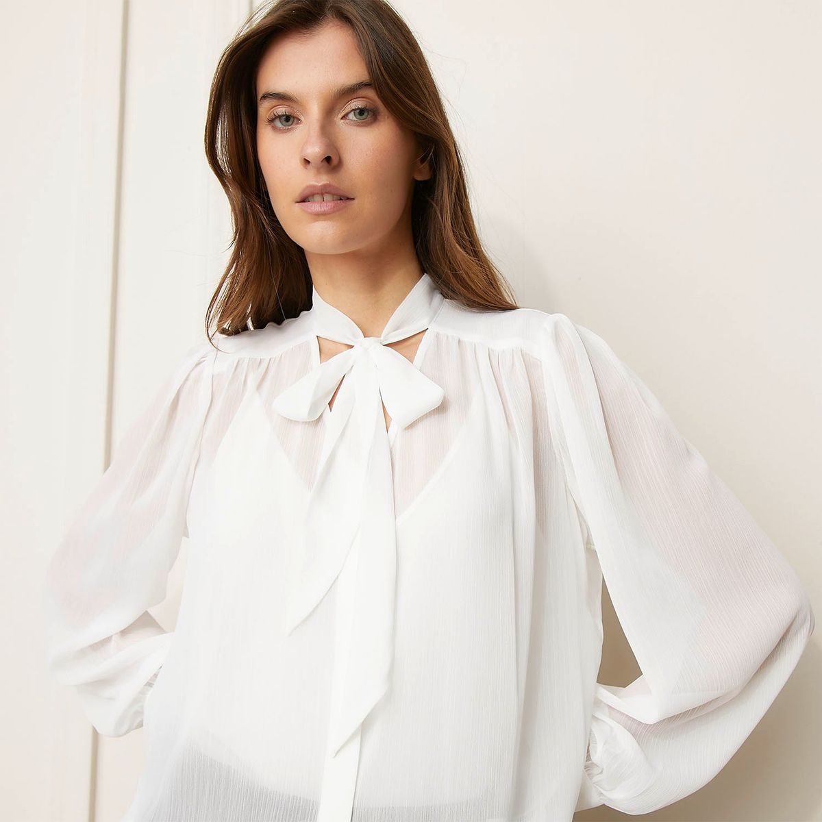 BASEMENT - Blusa Manga Larga Casual Mujer Basement