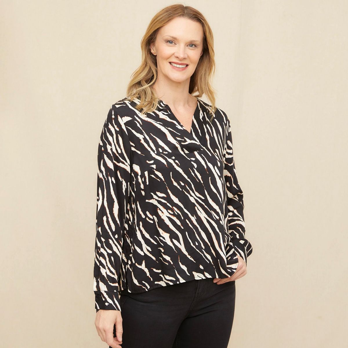 STEFANO COCCI - Blusa Manga Larga Casual Mujer Stefano Cocci