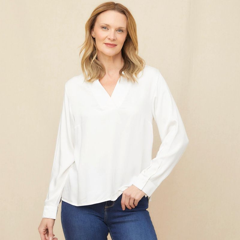 STEFANO COCCI - Blusa Manga Larga Casual Mujer Stefano Cocci