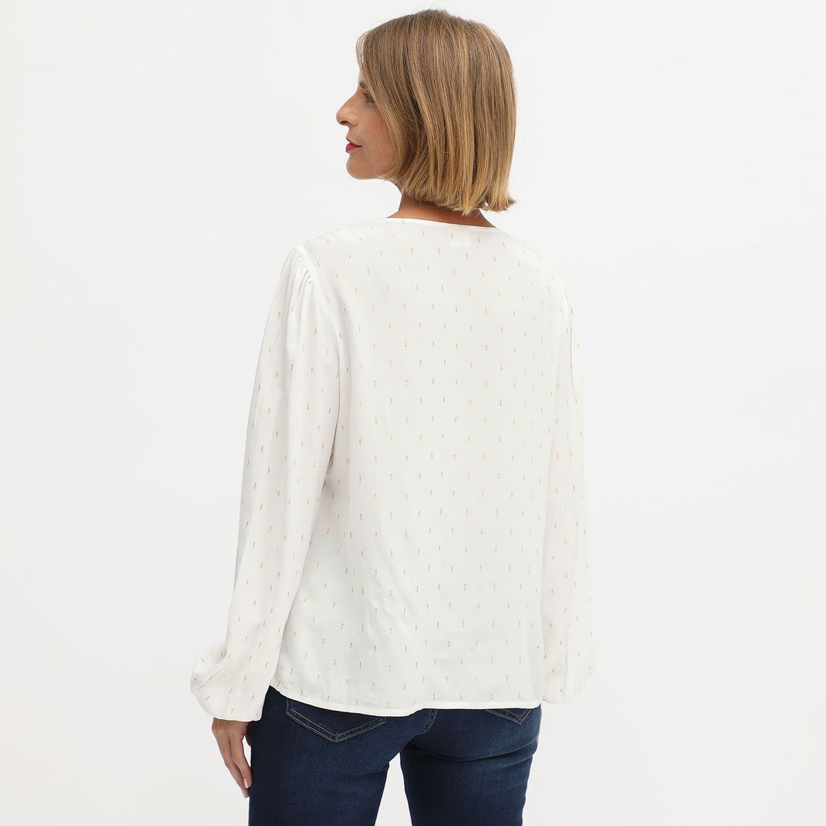 NEWPORT - Blusa Manga Larga Casual Mujer Newport