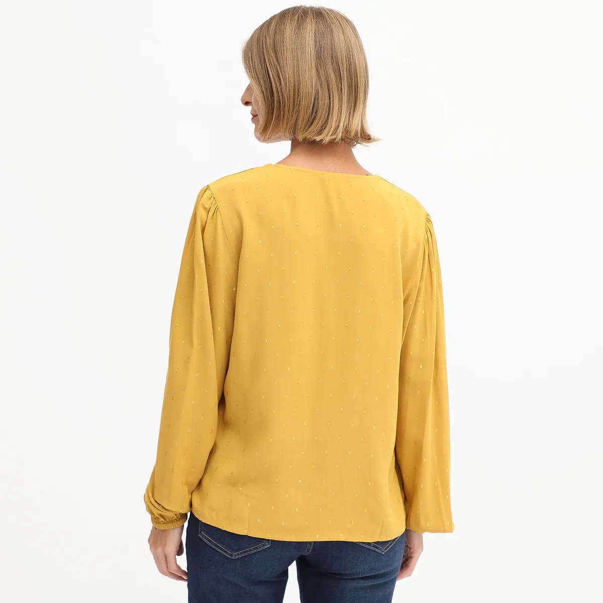 NEWPORT - Blusa Manga Larga Casual Mujer Newport