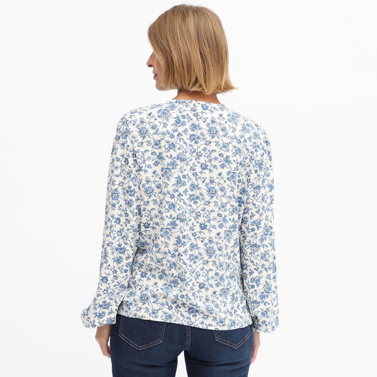 NEWPORT - Blusa Manga Larga Casual Mujer Newport