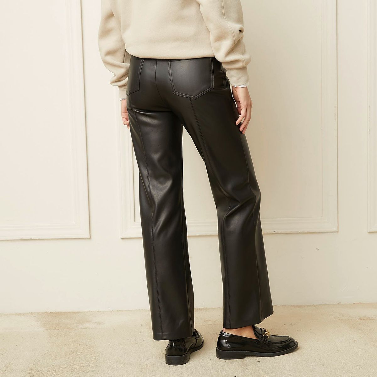 BASEMENT - Pantalón Wide Casual Mujer Basement