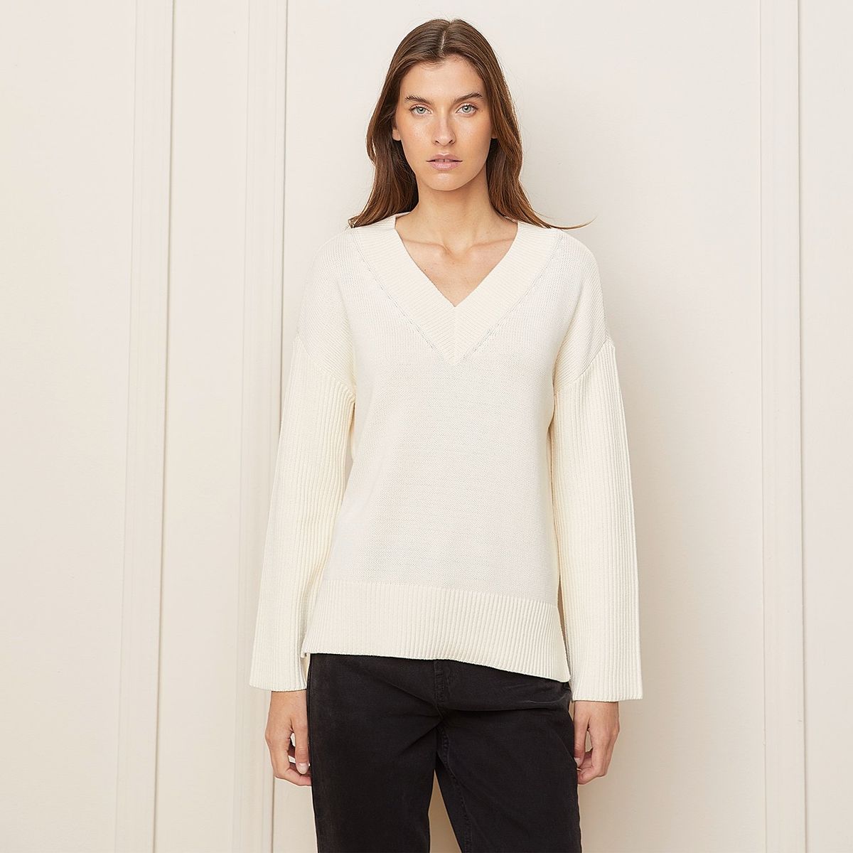 BASEMENT - Chompa Oversize 100% Algodón Mujer Basement