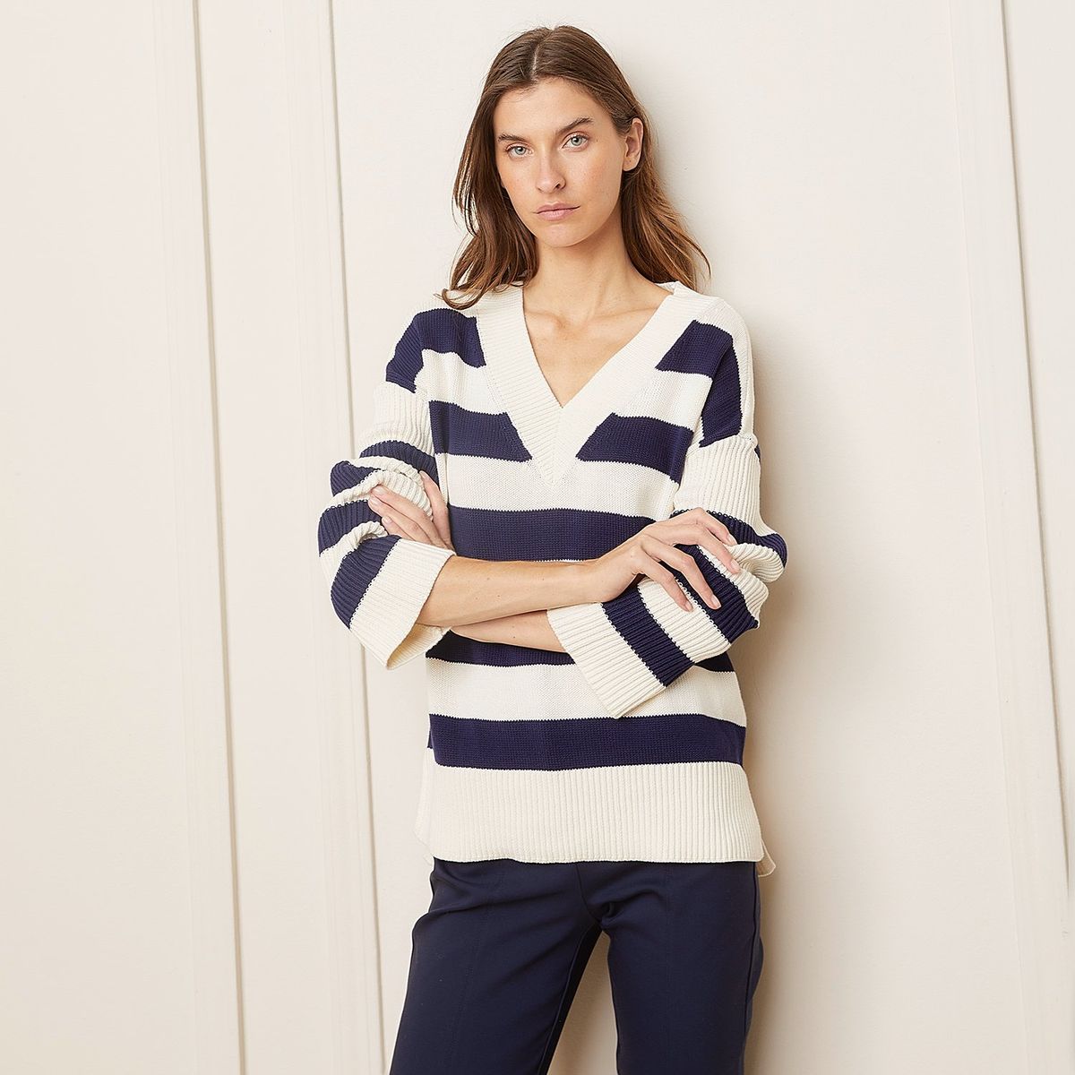 BASEMENT - Chompa Oversize 100% Algodón Mujer Basement