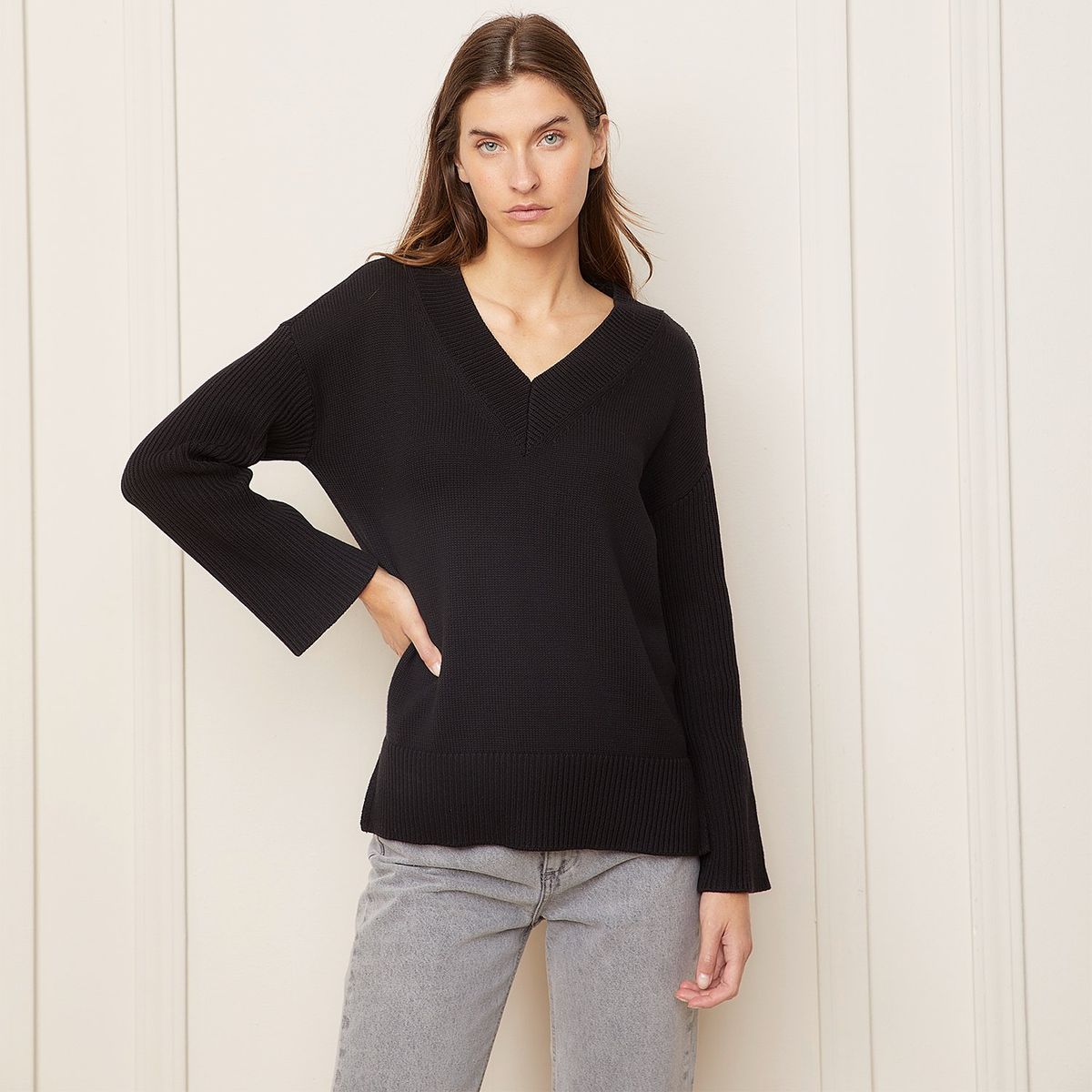 BASEMENT - Chompa Oversize 100% Algodón Mujer Basement