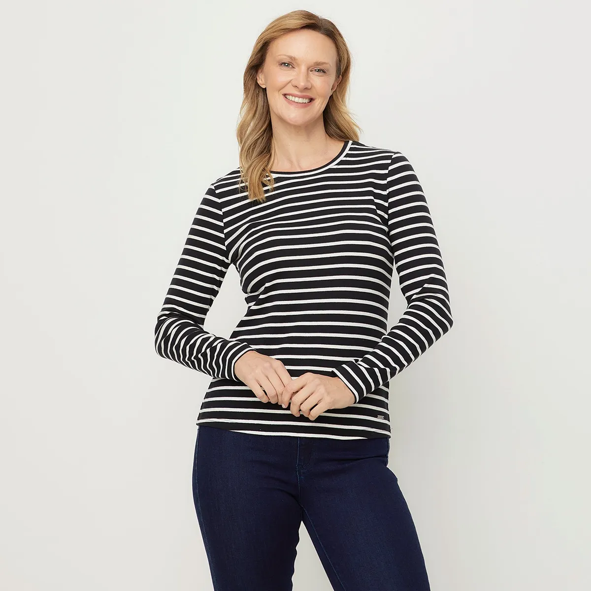 NEWPORT - Polo Manga Larga Algodón Mujer Newport