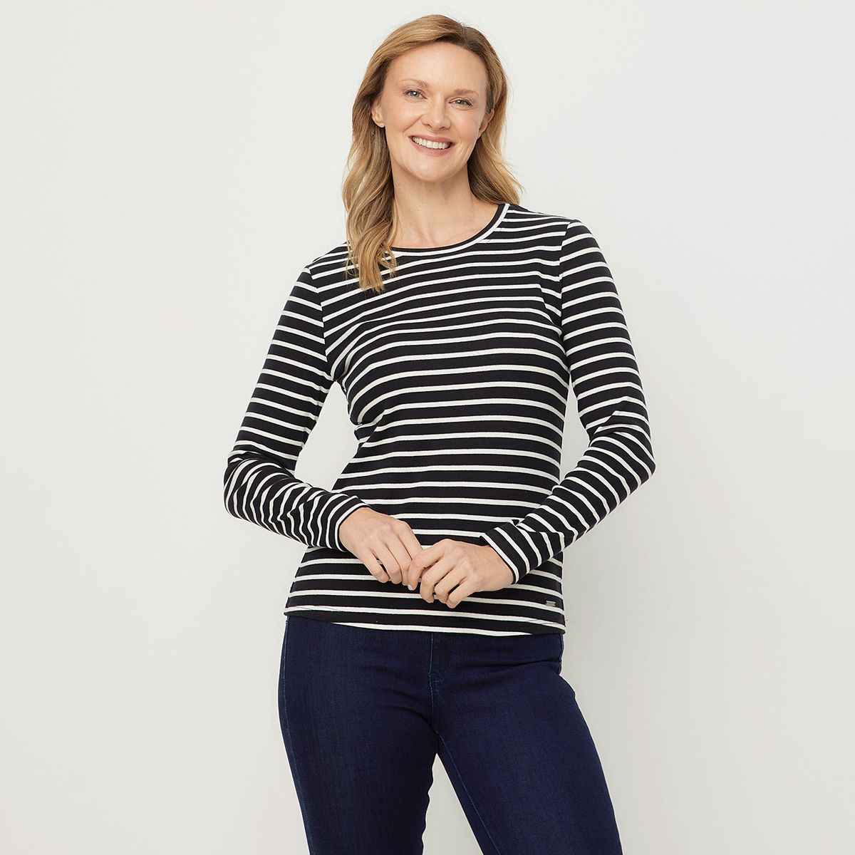 NEWPORT - Polo Manga Larga Algodón Mujer Newport