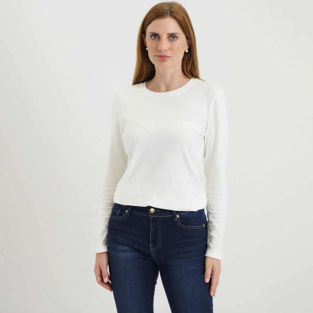 NEWPORT - Polo Manga Larga Algodón Mujer Newport