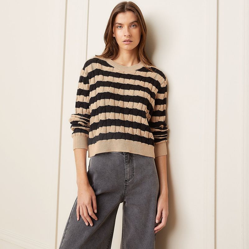 BASEMENT - Chompa 100% Algodón Mujer Basement