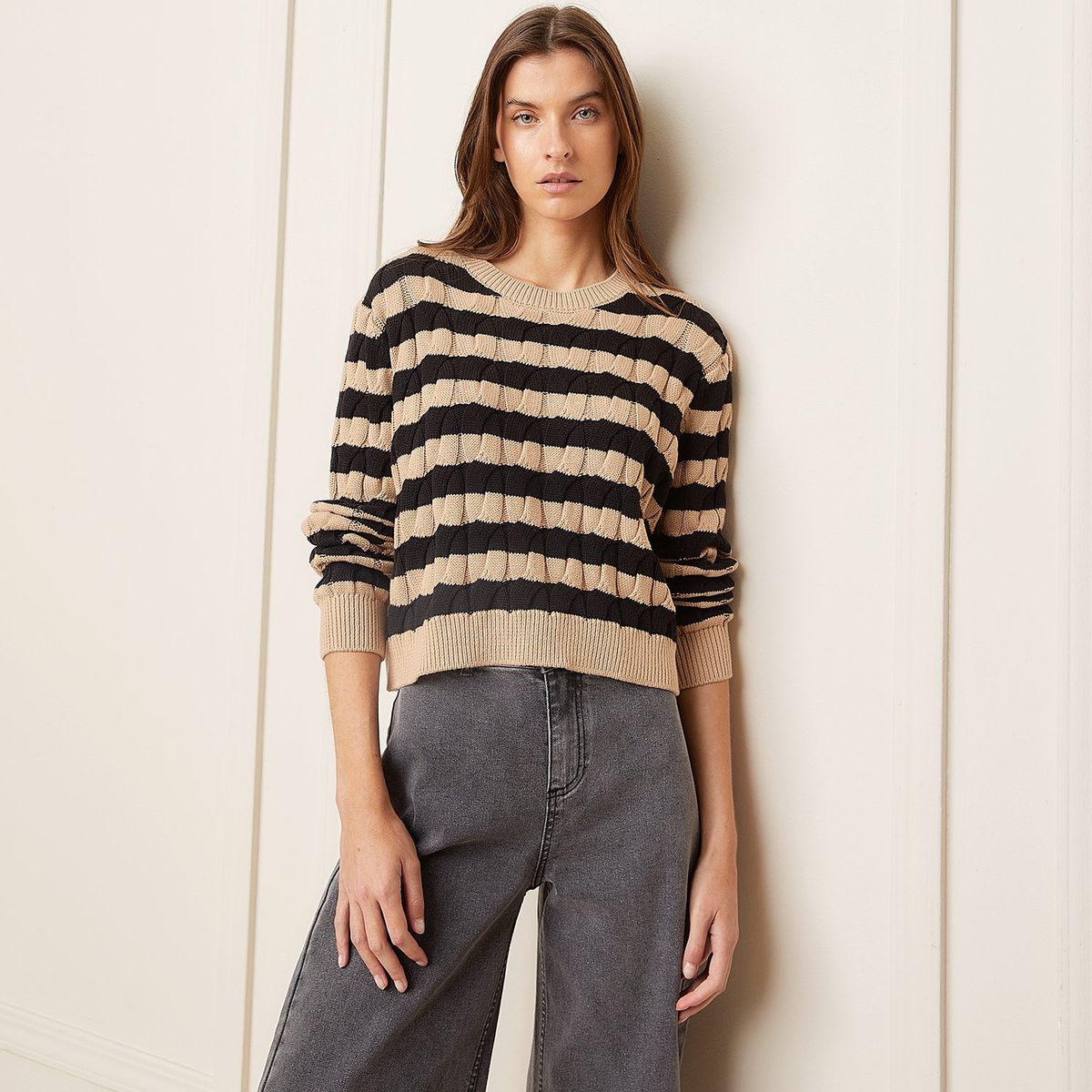 BASEMENT - Chompa 100% Algodón Mujer Basement