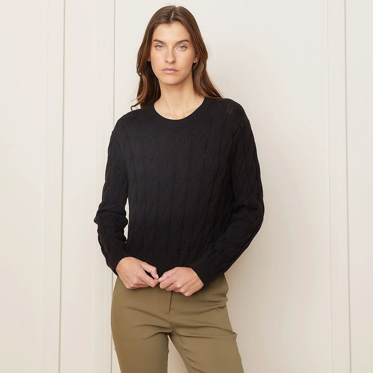 BASEMENT - Chompa 100% Algodón Mujer Basement