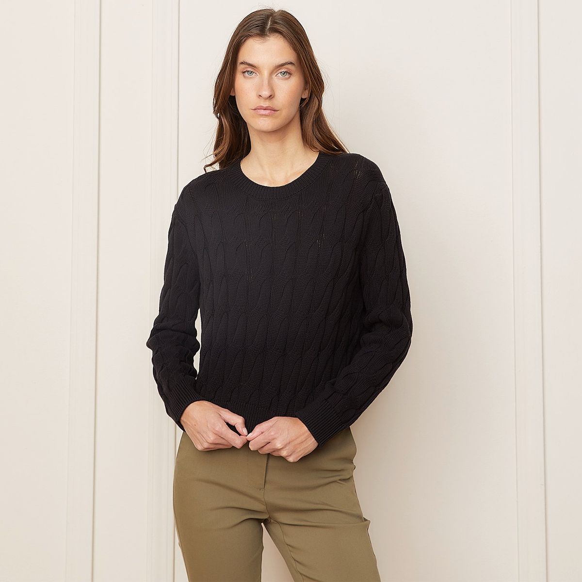 BASEMENT - Chompa 100% Algodón Mujer Basement